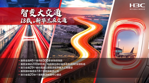 新华三“智变”大交通：推动技术与业务深度融合 